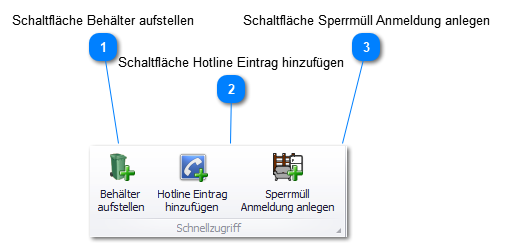 Werkzeugleiste Schnellzugriff